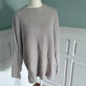 Tory Burch Women's Cream Crew Neck Sweater